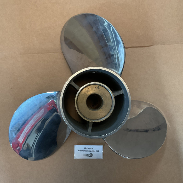 Clearance Propeller #14 - Solas Boat Propeller Stainless  3 x 15 x 19LT
