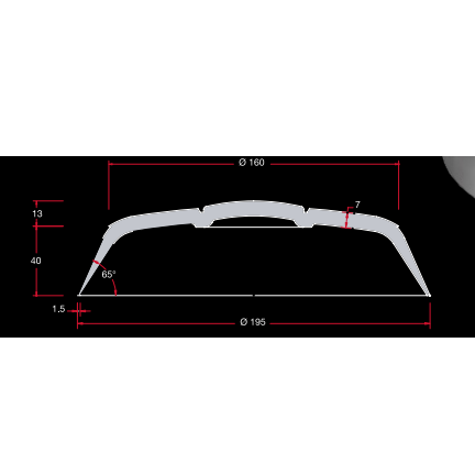 PVC Cone End - Dish Shaped